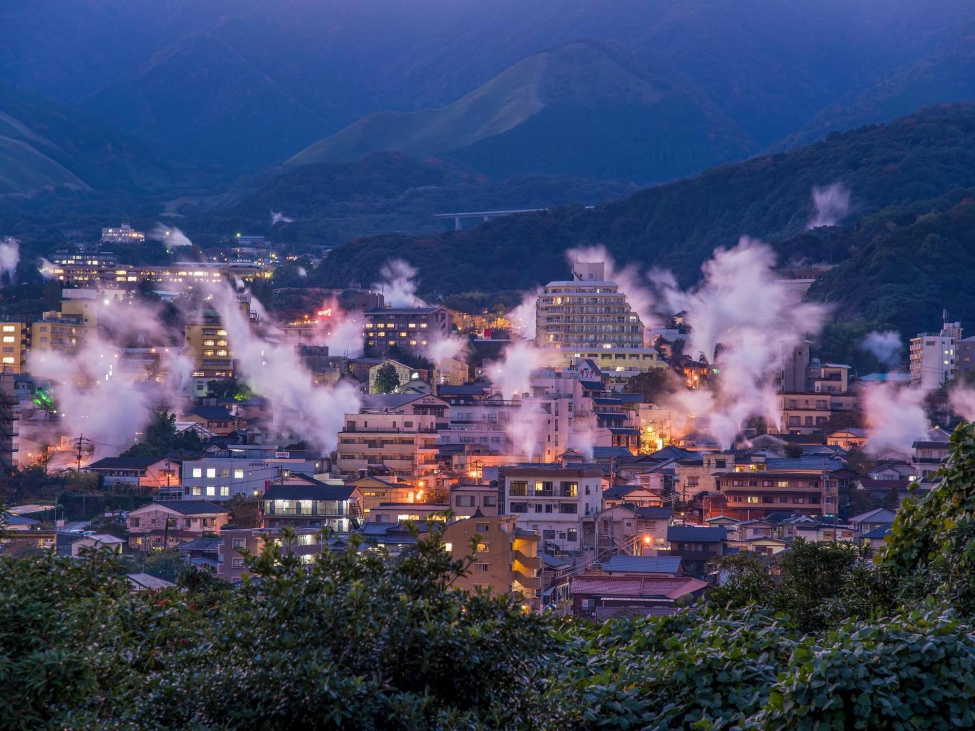 Ooedo Onsen Monogatari Premium Hotel Fugetsu Beppu Esterno foto