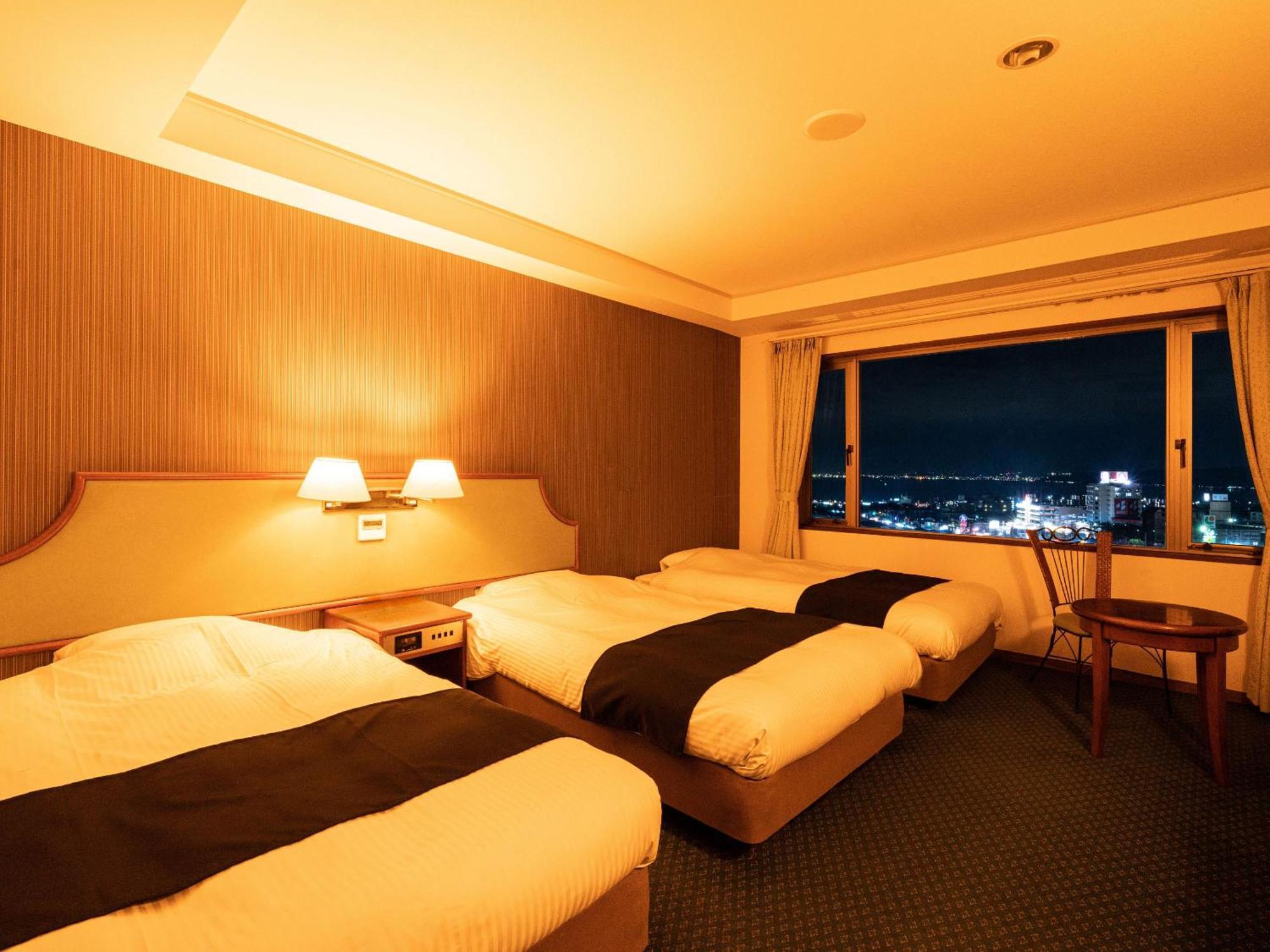 Ooedo Onsen Monogatari Premium Hotel Fugetsu Beppu Esterno foto