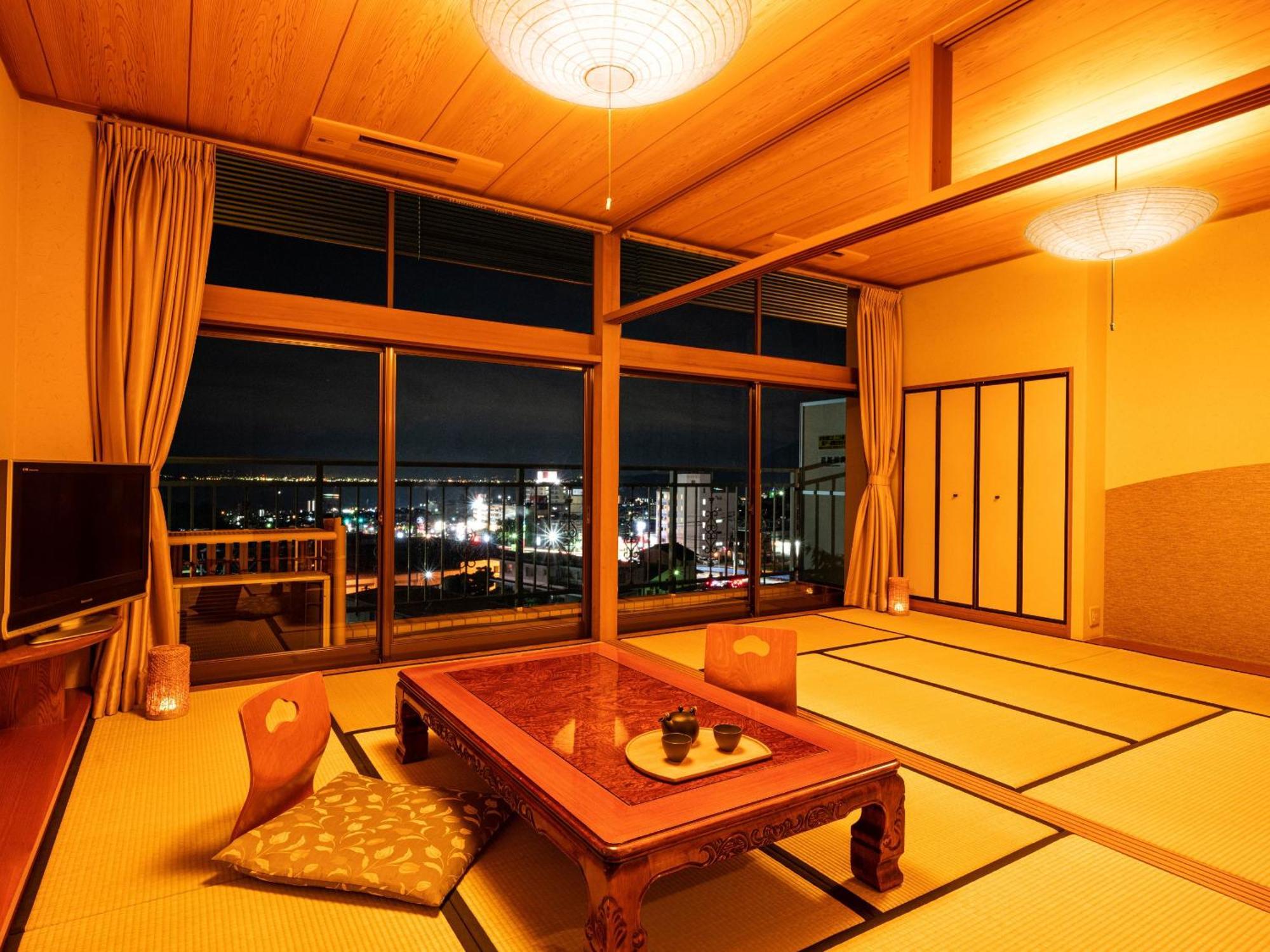 Ooedo Onsen Monogatari Premium Hotel Fugetsu Beppu Esterno foto