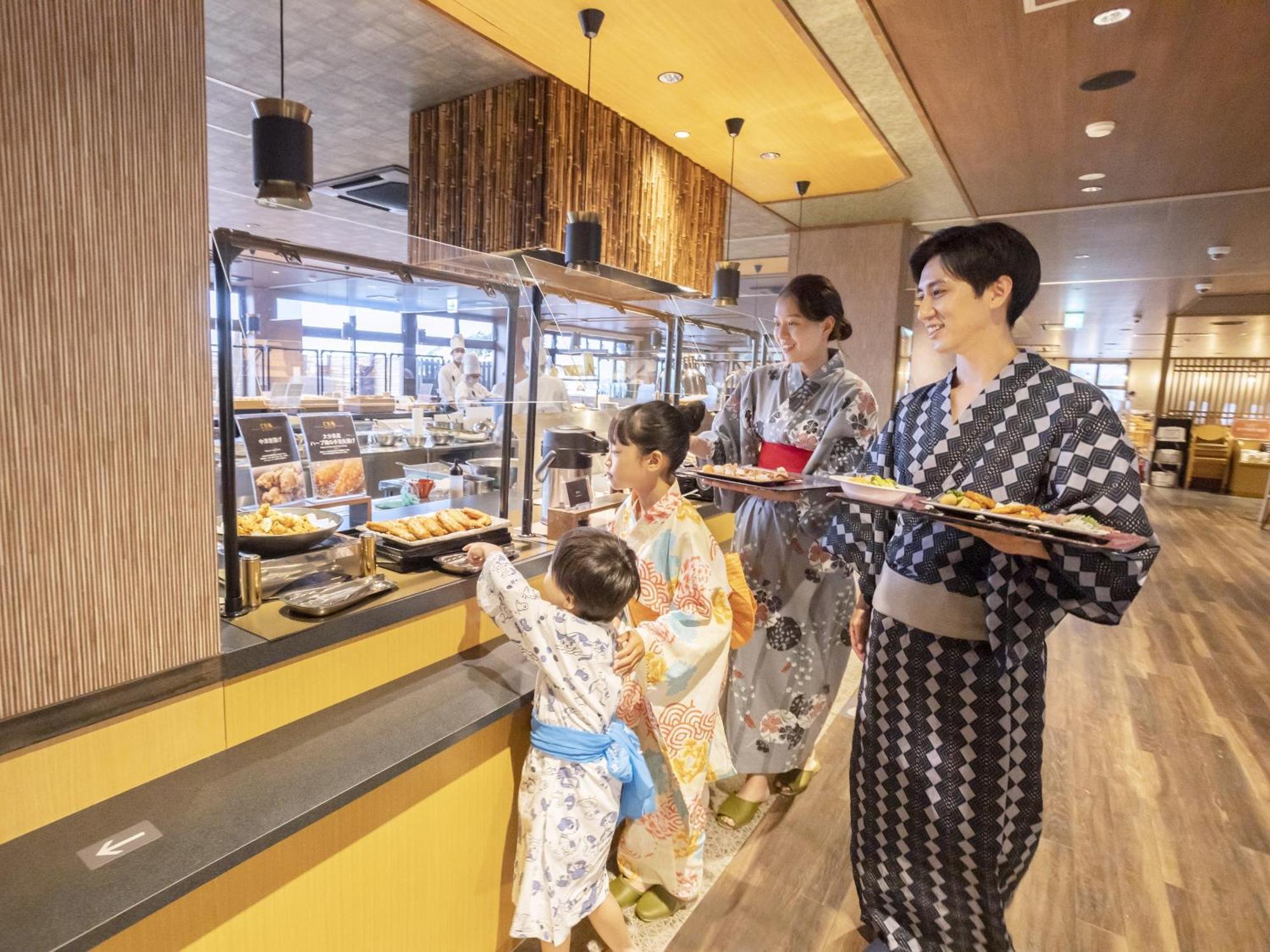 Ooedo Onsen Monogatari Premium Hotel Fugetsu Beppu Esterno foto
