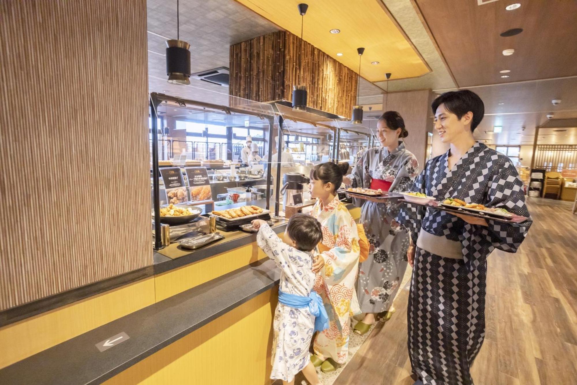 Ooedo Onsen Monogatari Premium Hotel Fugetsu Beppu Esterno foto
